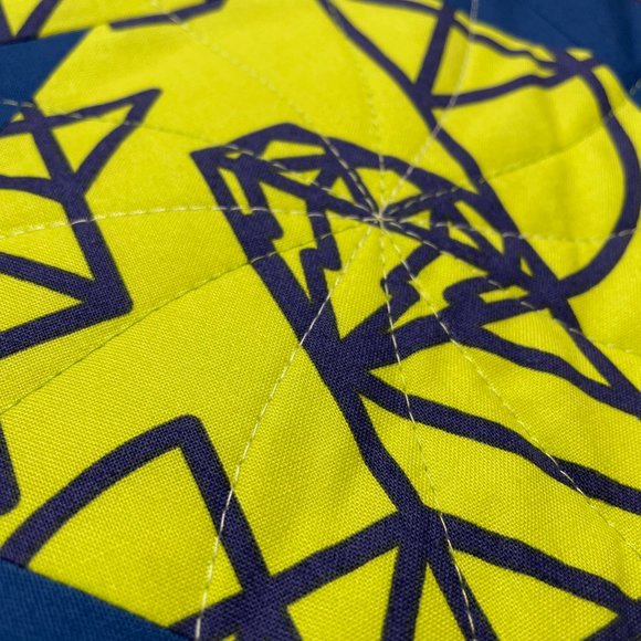 Denim Jacket with Original Patchwork Panel - Picture 3 of 11